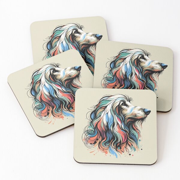 Item preview, Colorful dog. Dog breed. Afghan Hound. designed and sold by MagelliShop.