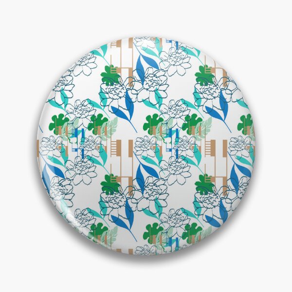 Item preview, Modern Floral Tropical Pattern Seamless Repeat designed and sold by Sharon Schwalbe.