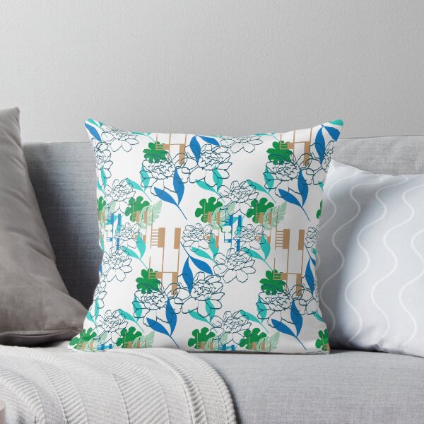 Item preview, Modern Floral Tropical Pattern Seamless Repeat designed and sold by Sharon Schwalbe.