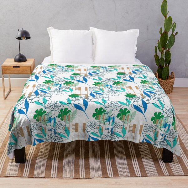 Item preview, Modern Floral Tropical Pattern Seamless Repeat designed and sold by Sharon Schwalbe.