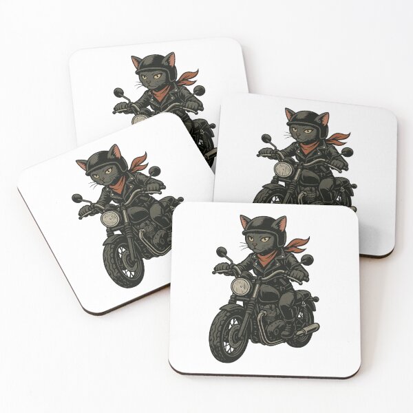Item preview, Motorcycle Cat Girl, Woman On The Motorcycle, Moto Passion designed and sold by Cr320.