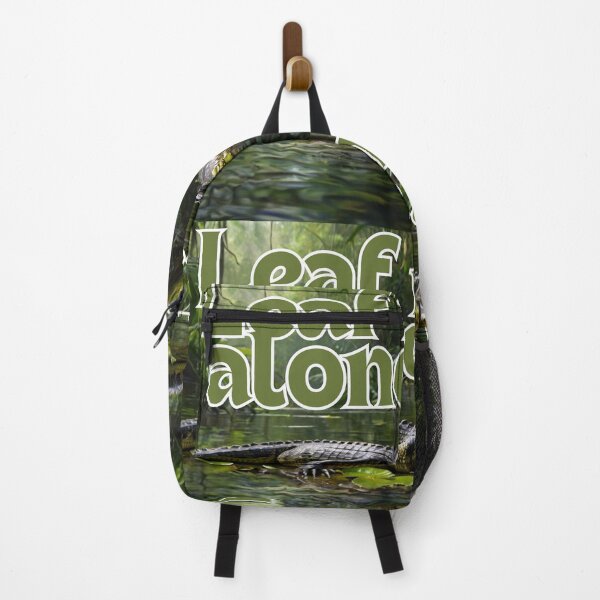 Item preview, Leaf Me Alone - Funny Alligator Swamp Pun designed and sold by Artitude Studio.