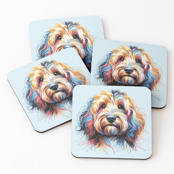 Item preview, Colorful dog. Dog breed.Cockapoo.Coton. designed and sold by MagelliShop.