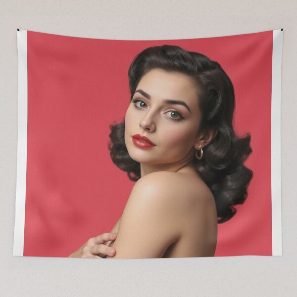 Item preview, Sultry Brunette Pin Up 1950's designed and sold by MissSaylor.
