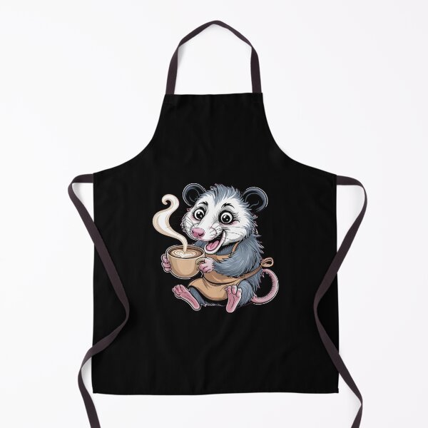 Item preview, Opossum barista. Caffe latte. designed and sold by designsbyaneta.