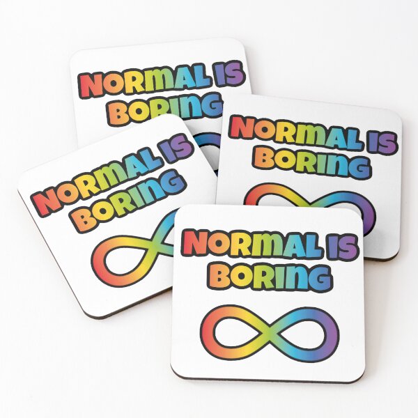 Item preview, Normal is boring designed and sold by shaybosh.