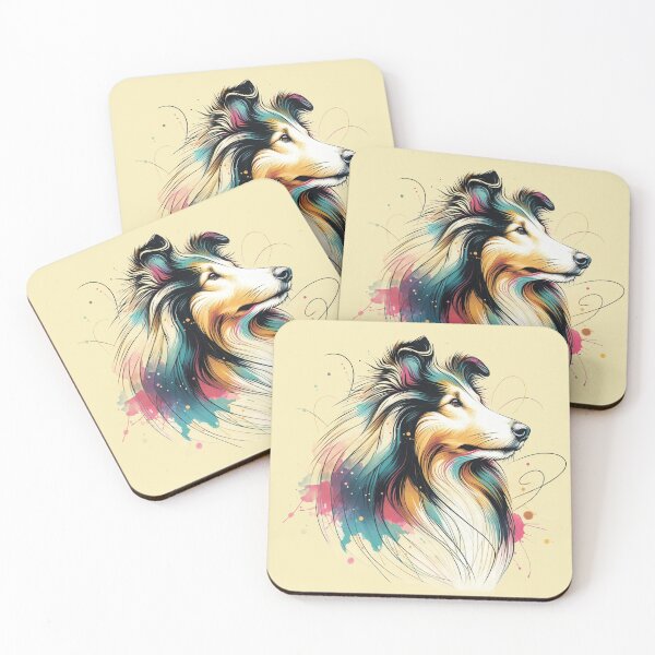 Item preview,  Colorful dog. Scottish Shepherd. Collie. designed and sold by MagelliShop.