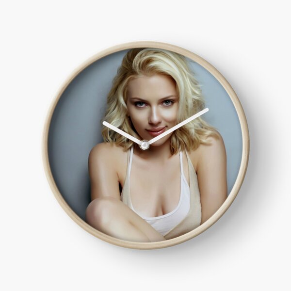 Scarlett Johansson Clock