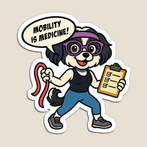 Item preview, Funny Shih Tzu Physical Therapist Art – “Mobility is Medicine” Dog Cartoon designed and sold by TMPender.