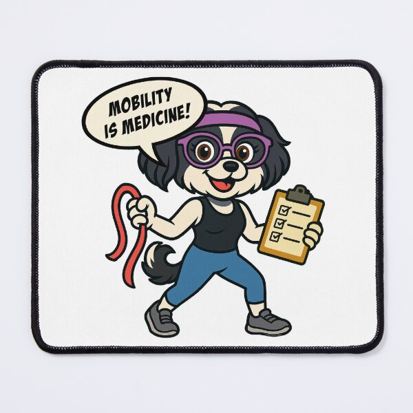 Item preview, Funny Shih Tzu Physical Therapist Art – “Mobility is Medicine” Dog Cartoon designed and sold by TMPender.