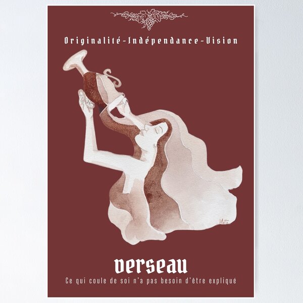Item preview, Oeno-Astrology: Aquarius in Wine designed and sold by vinsurtoile.