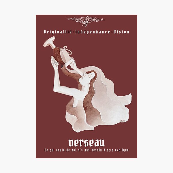 Item preview, Oeno-Astrology: Aquarius in Wine designed and sold by vinsurtoile.