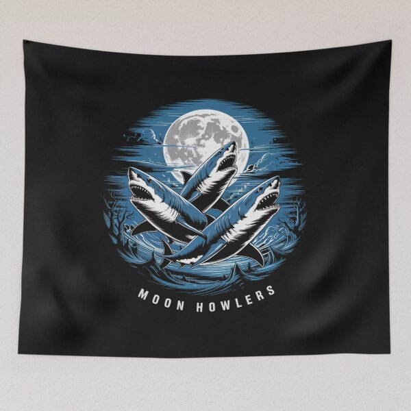 Item preview, Sharks Howlers designed and sold by NicolasGlowArt.