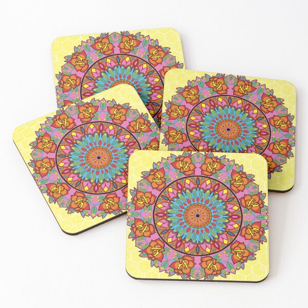 Item preview, Mandala de rosa designed and sold by gentlebenellis.