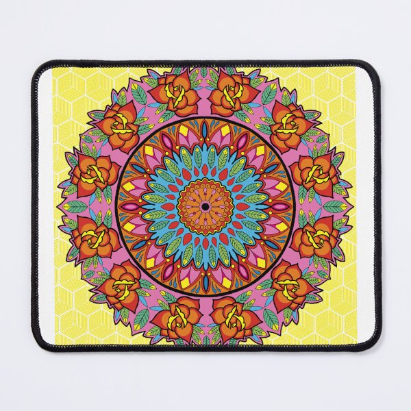 Item preview, Rose mandala designed and sold by gentlebenellis.