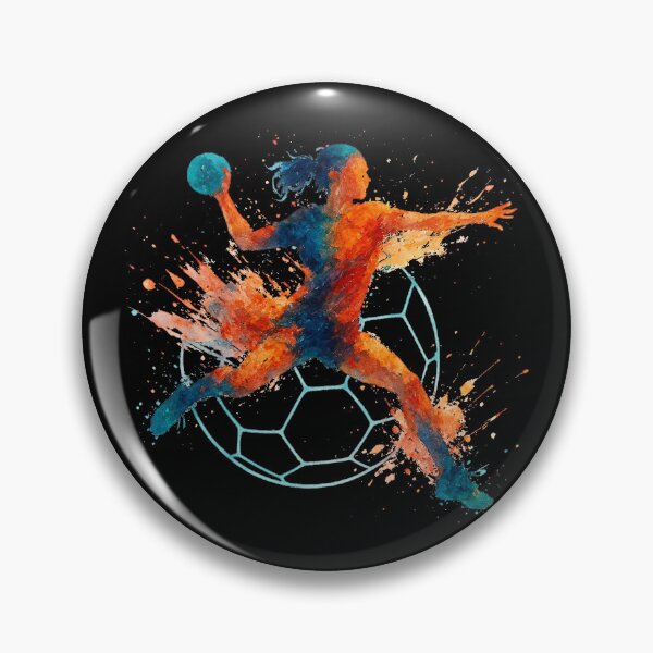 Artikelvorschau, Aquarell Handball entworfen und verkauft von Trendscape.