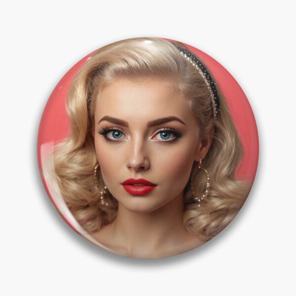 Item preview, Pin-up rubia clásica con lunares designed and sold by MissSaylor.