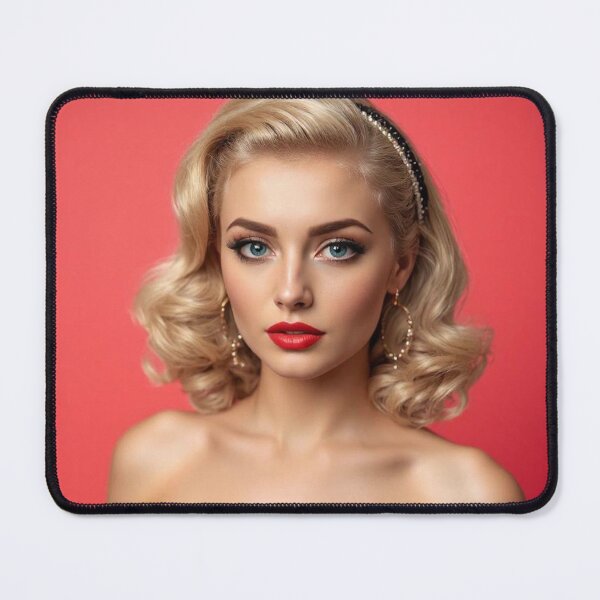 Item preview, Classic Blonde Pin Up in Polka Dots designed and sold by MissSaylor.