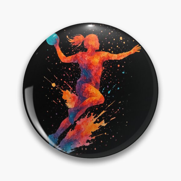Artikelvorschau, Aquarell Handball entworfen und verkauft von Trendscape.