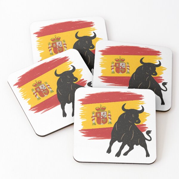 Item preview, Spanish Flag & Bull – Strength and Heritage T-Shirt designed and sold by PastimeMastery.