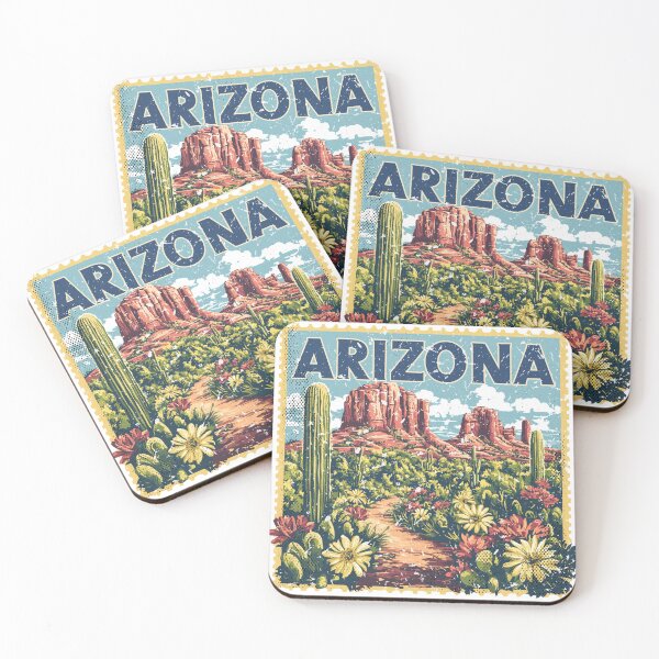 Item preview, Arizona Stamp State | Distressed Vintage | United States Patriotic designed and sold by TTDesignCo.