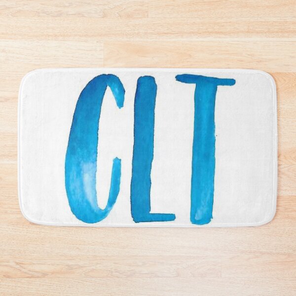 Item preview, C L T – Watercolor Charlotte Monogram Art Print designed and sold by skybluepink studio.