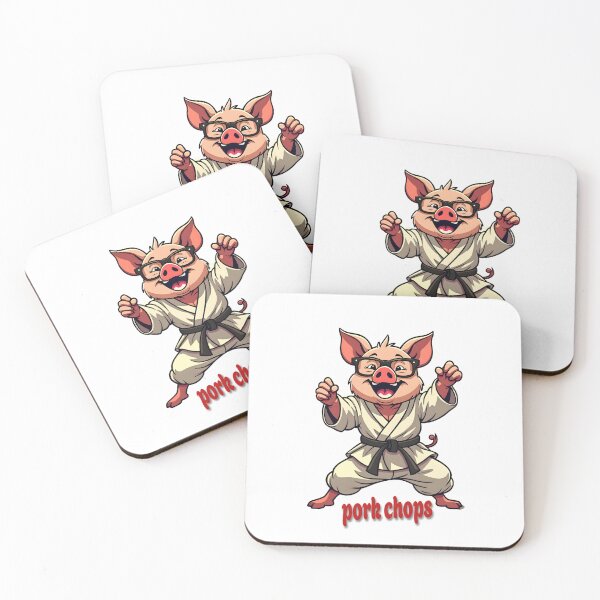 Item preview, Pig - Karate Pig Pork Chops designed and sold by Museum Of Non-Existing Art.