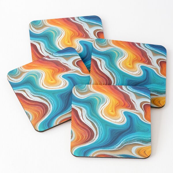 Item preview, Vibrant Marbled Flow designed and sold by Pixevol.