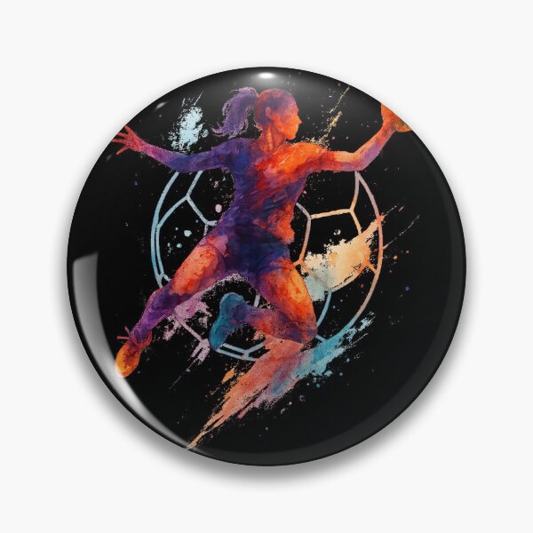 Artikelvorschau, Aquarell Handball entworfen und verkauft von Trendscape.