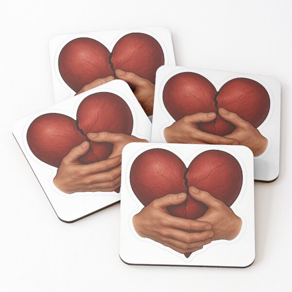 Item preview, “Broken Heart Held Together – Realistic Emotional Sticker” designed and sold by Majd-makansi.