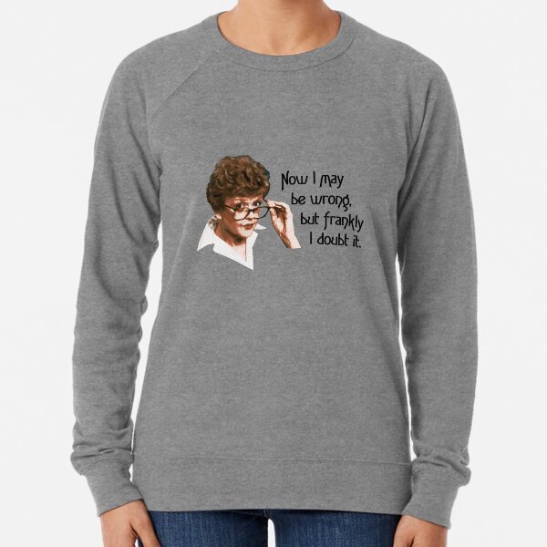 Item preview, Jessica Fletcher "Murder She Wrote" Quote T-shirt – "Now, I May Be Wrong, But Frankly I Doubt It" designed and sold by Gumshoe-Studio.