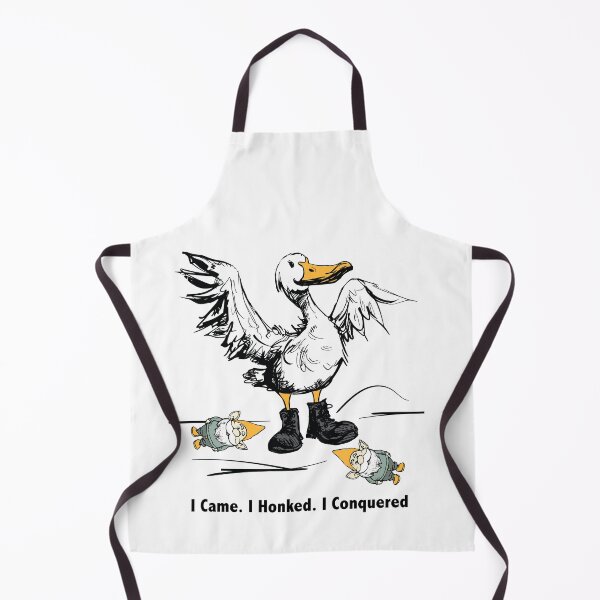Item preview, Funny Pun Humor with Goose and Garden Gnomes designed and sold by whyitsme.