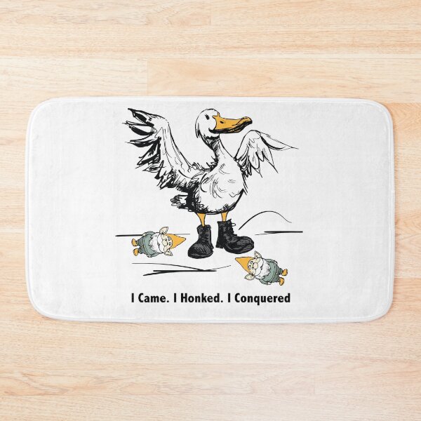 Item preview, Funny Pun Humor with Goose and Garden Gnomes designed and sold by whyitsme.