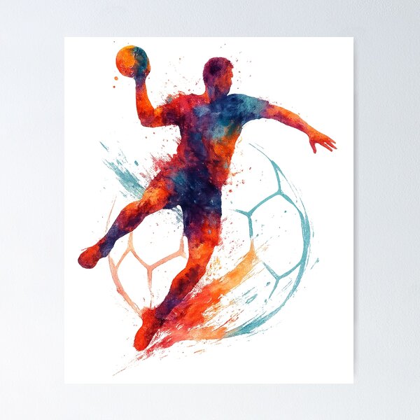 Item preview, Watercolor Handball designed and sold by Trendscape.