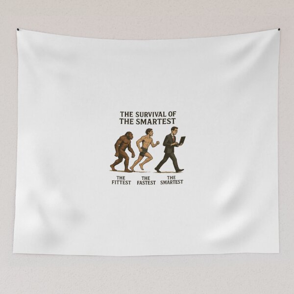 Item preview, THE SURVIVAL OF THE SMARTEST designed and sold by giantstep.