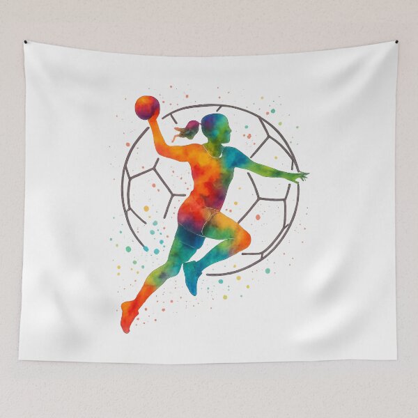 Item preview, Watercolor Handball designed and sold by Trendscape.