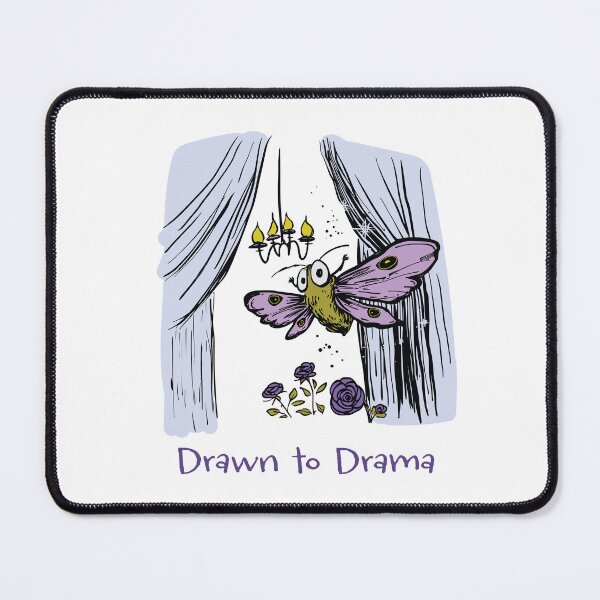 Item preview, Funny Sarcastic Saying Drawn to Drama designed and sold by whyitsme.