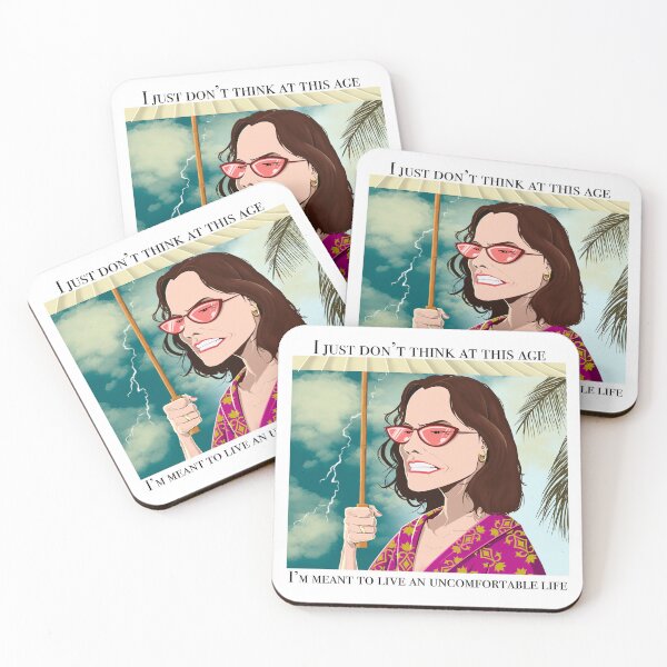 Item preview, White Lotus Parker Posey designed and sold by SkipRatArt.