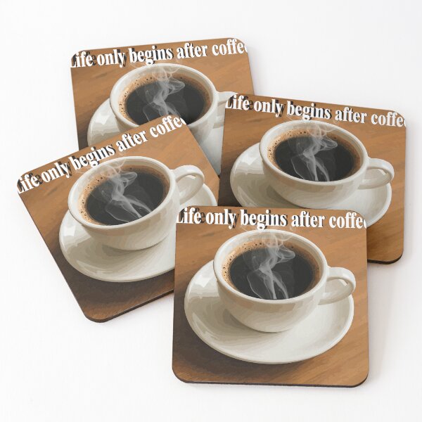 Item preview, Life only begins after coffee designed and sold by Jean S Santos.