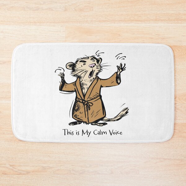 Item preview, Funny Sarcastic Ferret This is My Calm Voice designed and sold by whyitsme.