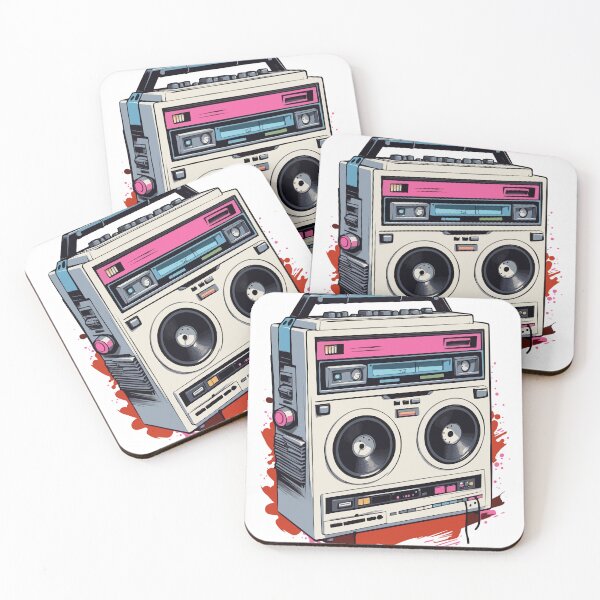 Item preview, Boombox Vibes - Retro Music Lover Design designed and sold by UmutK.