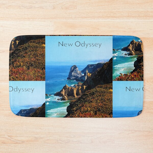 Item preview, Odyssey Coastal Cliffs – Scenic Ocean Nature Wall Art Print designed and sold by lunar-artspace.