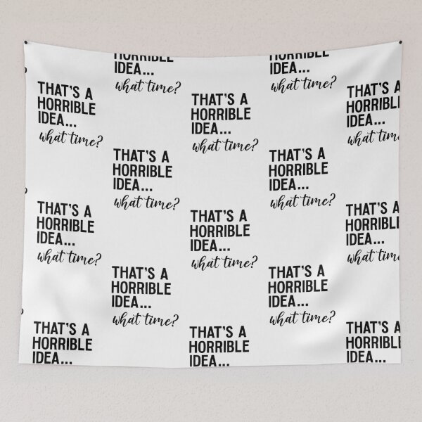 Item preview, Horrible Idea... designed and sold by ClanRaeDesign.