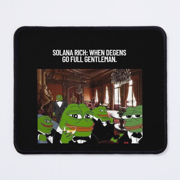 Item preview, Solana Rich: When degens go full gentleman. designed and sold by SMARTKIT  DESIGNAGENCY.