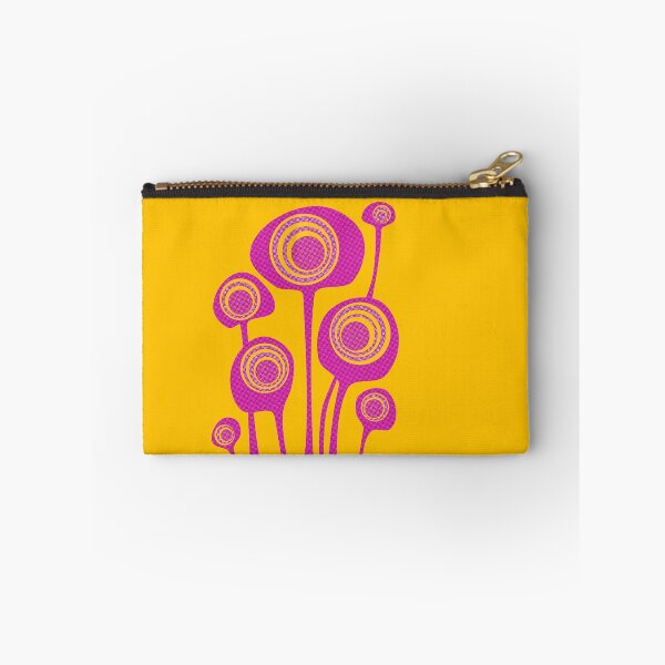 Artikelvorschau, GROWING 60s sixties design magenta garden retro shapes entworfen und verkauft von Luzi Illustrella.
