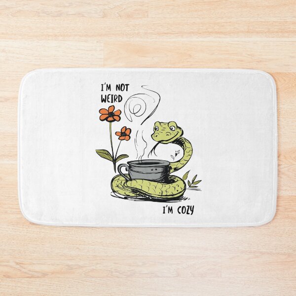 Item preview, Funny Sarcastic Snake Humor I’m Not Weird, I’m Cozy designed and sold by whyitsme.
