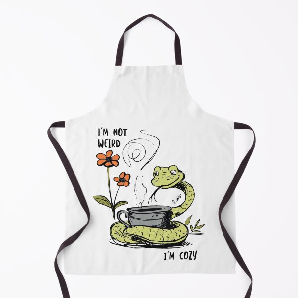 Item preview, Funny Sarcastic Snake Humor I’m Not Weird, I’m Cozy designed and sold by whyitsme.