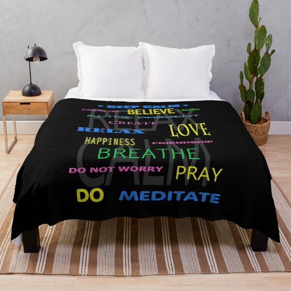 Item preview, Relax & Breathe – Motivational Calm Words for Inner Peace designed and sold by Daniel Hagerman.