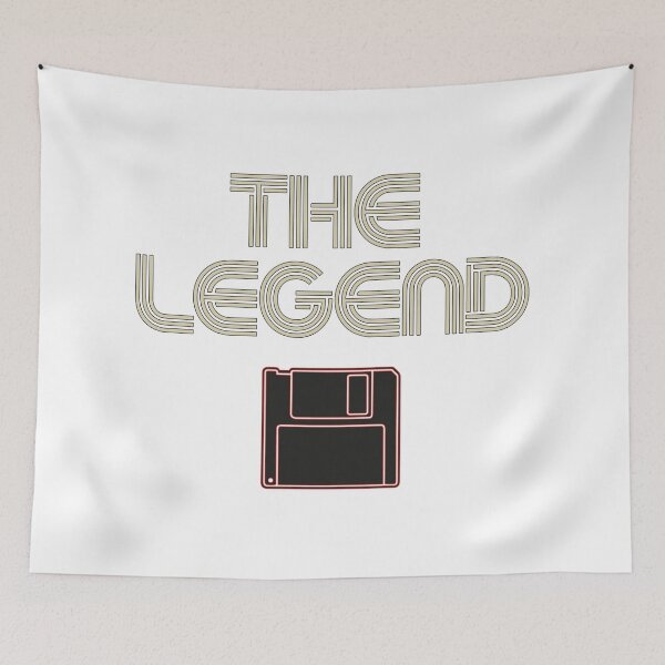Item preview, The Legend - Vintage Floppy Disk Design designed and sold by UmutK.