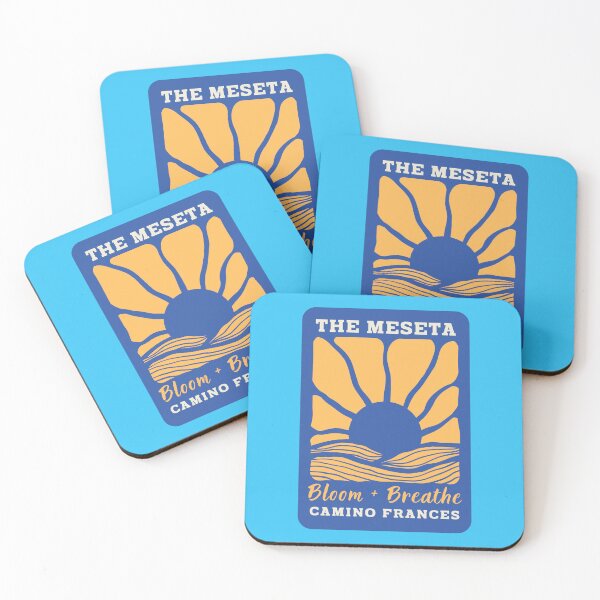 Item preview, Sunflowers on The Camino Frances Meseta designed and sold by CampHappyHour.
